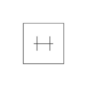 Estuche polipiel blanco para pendientes 46x52x30 mm. FR-1-P-B