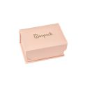 Caja de cartón con imán para alianzas o pendientes color rosa cuarzo 68X47X35 mm MC-4-RC
