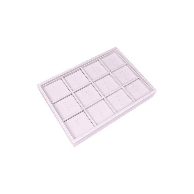 Display-Tablett 160 x 225 x 30 mm CD-BJ-12-SP - Mikrofaser Helllila MF-97