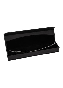 Caja de cartón con imán para pulsera color negro 227X52X30 mm MC-5-N