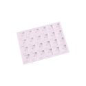 Vassoio espositivo 315 x 225 x 30 mm CD-BJ-24-CG - microfibra Lilla chiaro MF-97