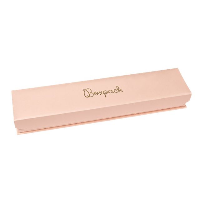 Caixa em cartão com íman para pulseira, rosa quartzo 227 x 52 x 30 mm MC-5-RC