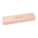 Caja de cartón con imán para pulsera color rosa cuarzo 227X52X30 mm MC-5-RC