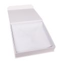Cardboard necklace or jewelry set box, white 165 x 167 x 38 mm MC-6-B