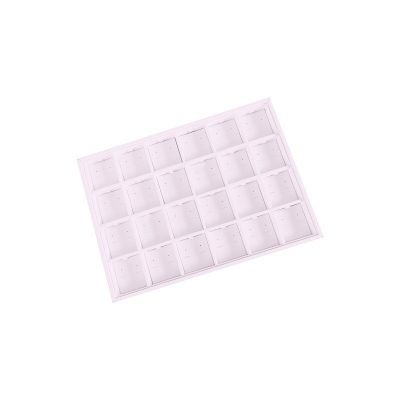 Display-Tablett 315 x 225 x 30 mm CD-BJ-24-PO - Mikrofaser Helllila MF-97