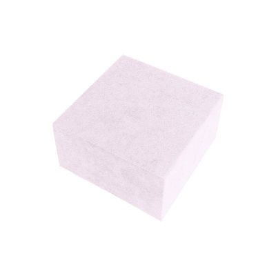 Blocco/base espositiva 80 x 80 x 45 mm CD-B101 - microfibra Lilla chiaro MF-97