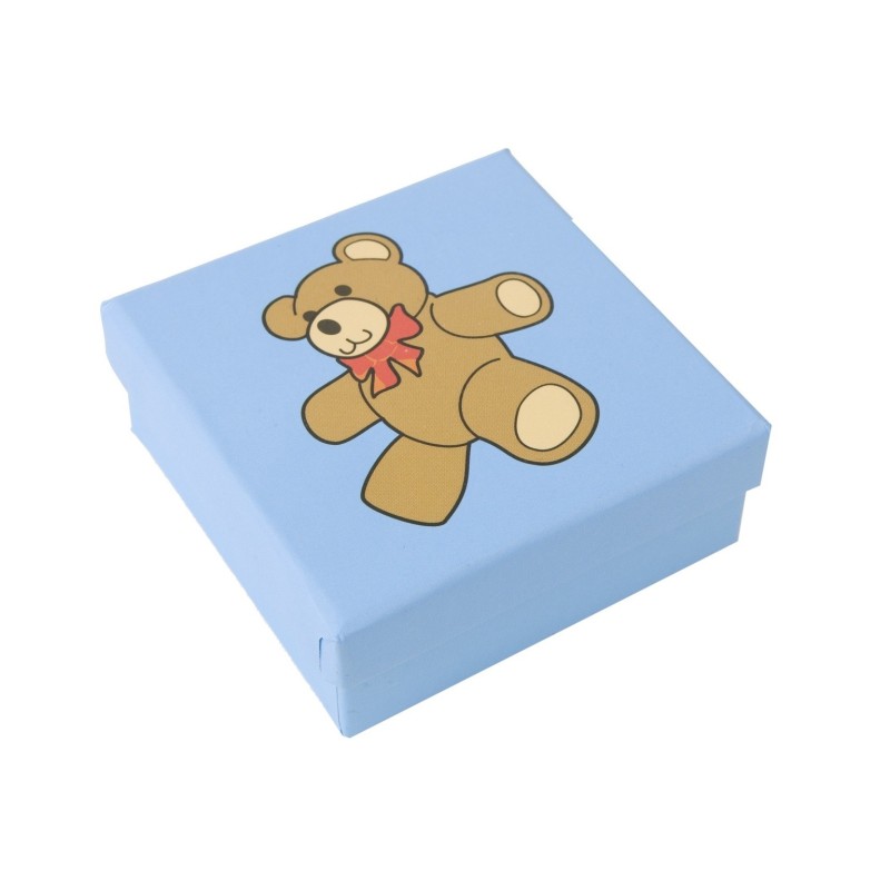 Cajas de cartón para pendientes infantil para joyas joyería y bisutería sp-41 AZUL
