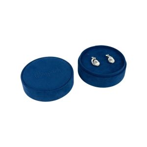 Caja redonda multiusos azul para joyas bisutería y joyería 80øx40 mm PR-2-A