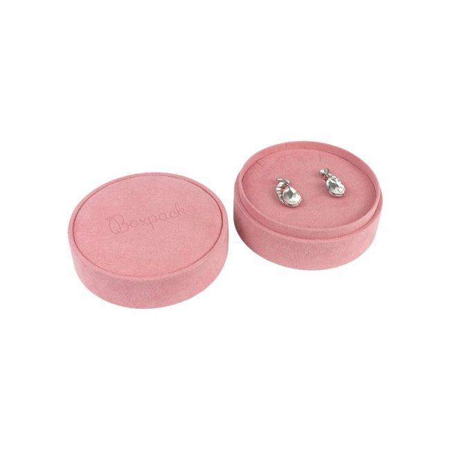 Scatola rotonda multiuso per gioielli, rosa 80ø x 40 mm PR-2-RS