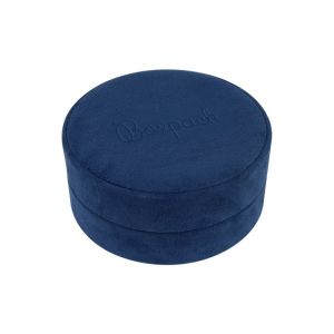 Caja redonda multiusos azul para joyas bisutería y joyería 100øx40 mm PR-3-A