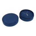 Caja redonda multiusos azul para joyas bisutería y joyería 100øx40 mm PR-3-A