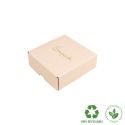 Cajas de envió ecomerce color rosa cuarzo personalizables 130x130x45 mm CE-130-RC