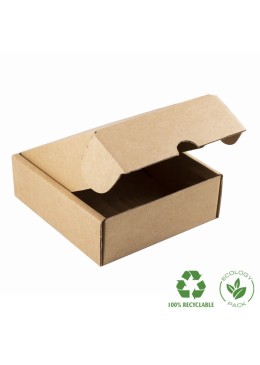 Cajas de envió ecomerce color kraft personalizables 130x130x45 mm CE-130-K