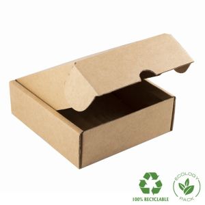 Cajas de envió ecomerce color kraft personalizables 130x130x45 mm CE-130-K