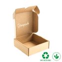 Cajas de envió ecomerce color kraft personalizables 130x130x45 mm CE-130-K