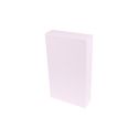 Bloc/socle présentoir 80 x 25 x 140 mm CD-B112 - microfibre Lilas clair MF-97