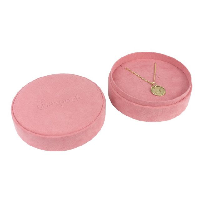 Runde Mehrzweckschachtel in Rosa für Schmuck 100ø x 40 mm PR-3-RS