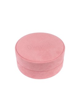 Caja redonda multiusos rosa para joyas bisutería y joyería 100øx40 mm PR-3-RS
