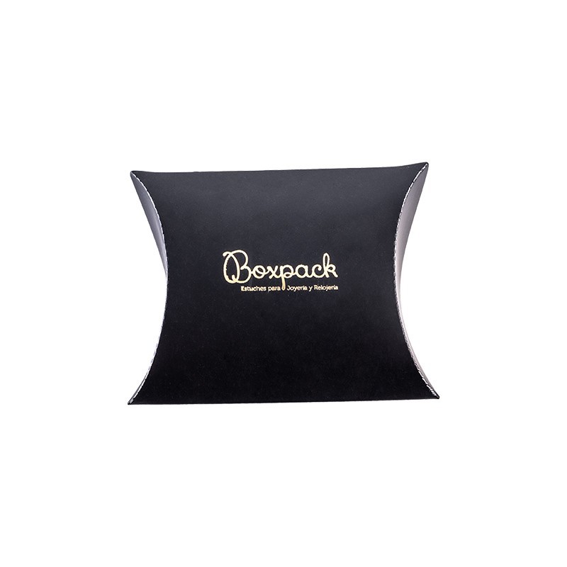 Caja automontable multiusos negro para joyas bisutería y joyería 60x70x22 mm AR-2-NM