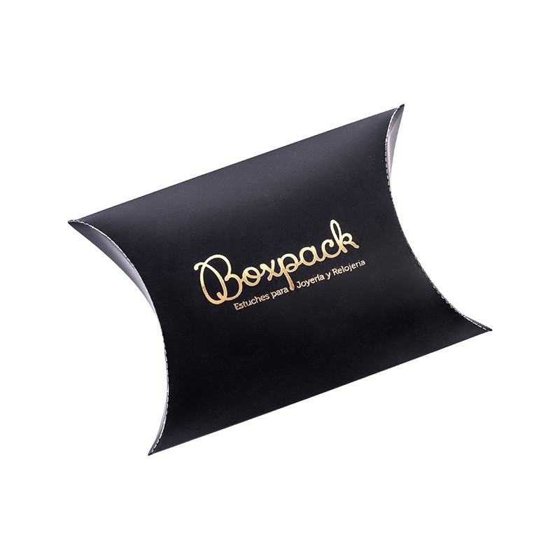 Caja automontable multiusos negro para joyas bisutería y joyería 80x90x35 mm AR-3-NM