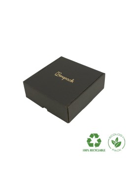 Cajas de envió ecomerce color negro personalizables 175x175x60 mm CE-175-N