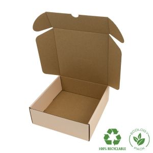 Boîtes d’expédition e-commerce personnalisables, noires 175 x 175 x 60 mm CE-175-RC