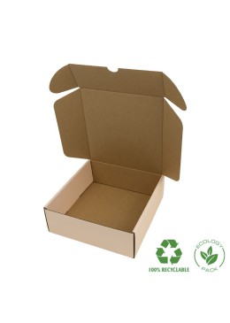 Cajas de envió ecomerce color negro personalizables 175x175x60 mm CE-175-RC