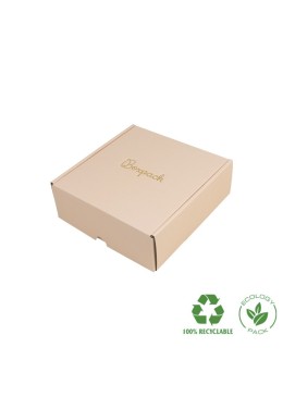 Cajas de envió ecomerce color negro personalizables 175x175x60 mm CE-175-N