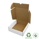 Cajas de envió ecomerce color blanca personalizables 175x175x60 mm CE-175-BM