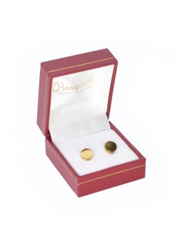 Estuche polipiel rojo para pendientes 47x53x30 mm. J-07-P