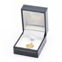 Estuche polipiel azul para colgante 47x53x30 mm. J-07-C