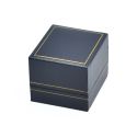 Blaues Ringetui aus Kunstleder 47 x 53 x 40 mm J-06-S-A