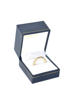 Estuche polipiel azul para anillo 47x53x40 mm. J-06-S-A