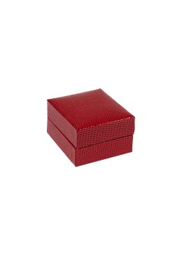 Estuche para pendientes de joyería bisutería 47x52x31mm rojo LZ-1-P