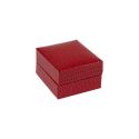 Estuche para pendientes de joyería bisutería 47x52x31mm rojo LZ-1-P