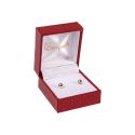 Estuche para pendientes de joyería bisutería 47x52x31mm rojo LZ-1-P