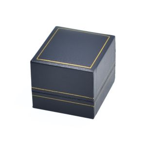 Blaues Anstecknadel-Etui aus Kunstleder 47 x 53 x 40 mm J-06-PI-A