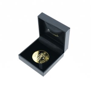 Estuche para moneda de 40 mm de diámetro 75x75x32mm negro EM-40