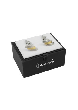 Estuche para gemelos negro interior blanco 70x53x30 mm GM-1-N-B