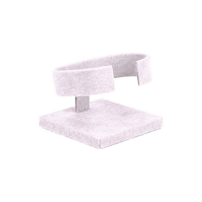Expositor para pulseiras/relógios 57 x 57 x 50 mm CD-PU171 - microfibra Lilás claro MF-97