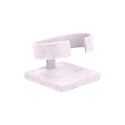 Expositor para pulseiras/relógios 57 x 57 x 50 mm CD-PU171 - microfibra Lilás claro MF-97