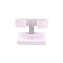 Présentoir bracelets/montres 57 x 57 x 50 mm CD-PU171 - microfibre Lilas clair MF-97