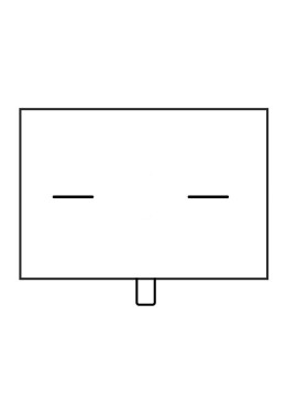 Estuche azul para gemelos de joyería bisutería joyas GM-1-A-B