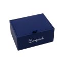 Estuche para gemelos azul interior blanco 70x53x30 mm GM-1-A-B