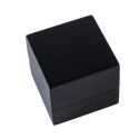 Wooden ring box, black 60 x 60 x 50 mm CU-1-N