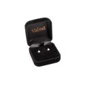 Estuche flocado negro para pendientes 54x59x35 mm. V-2-P