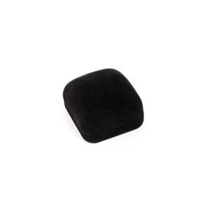 Estuche flocado negro para pendientes 54x59x35 mm. V-2-P