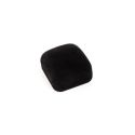 Schwarzes beflocktes Ohrringetui 54 x 59 x 35 mm V-2-P