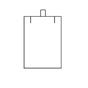 Écrin de luxe Velvet pour pendentif 61 x 78 x 31 mm V-3-C