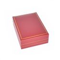 Estuche polipiel rojo para pendientes 60x76x30 mm. J-04-P-R